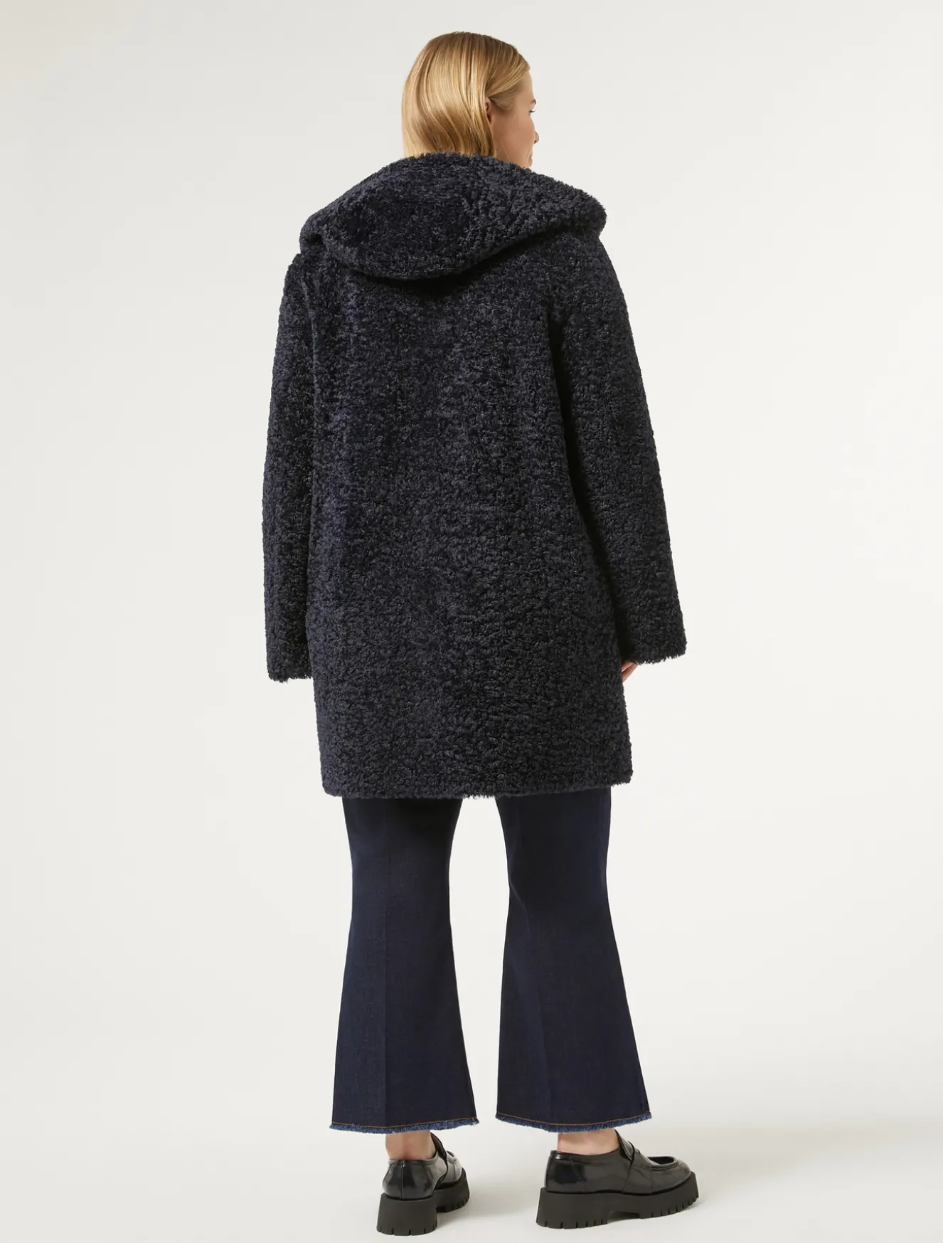 Giaccone reversibile effetto montone