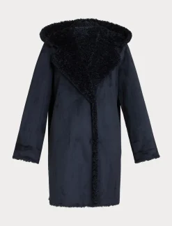 Giaccone reversibile effetto montone