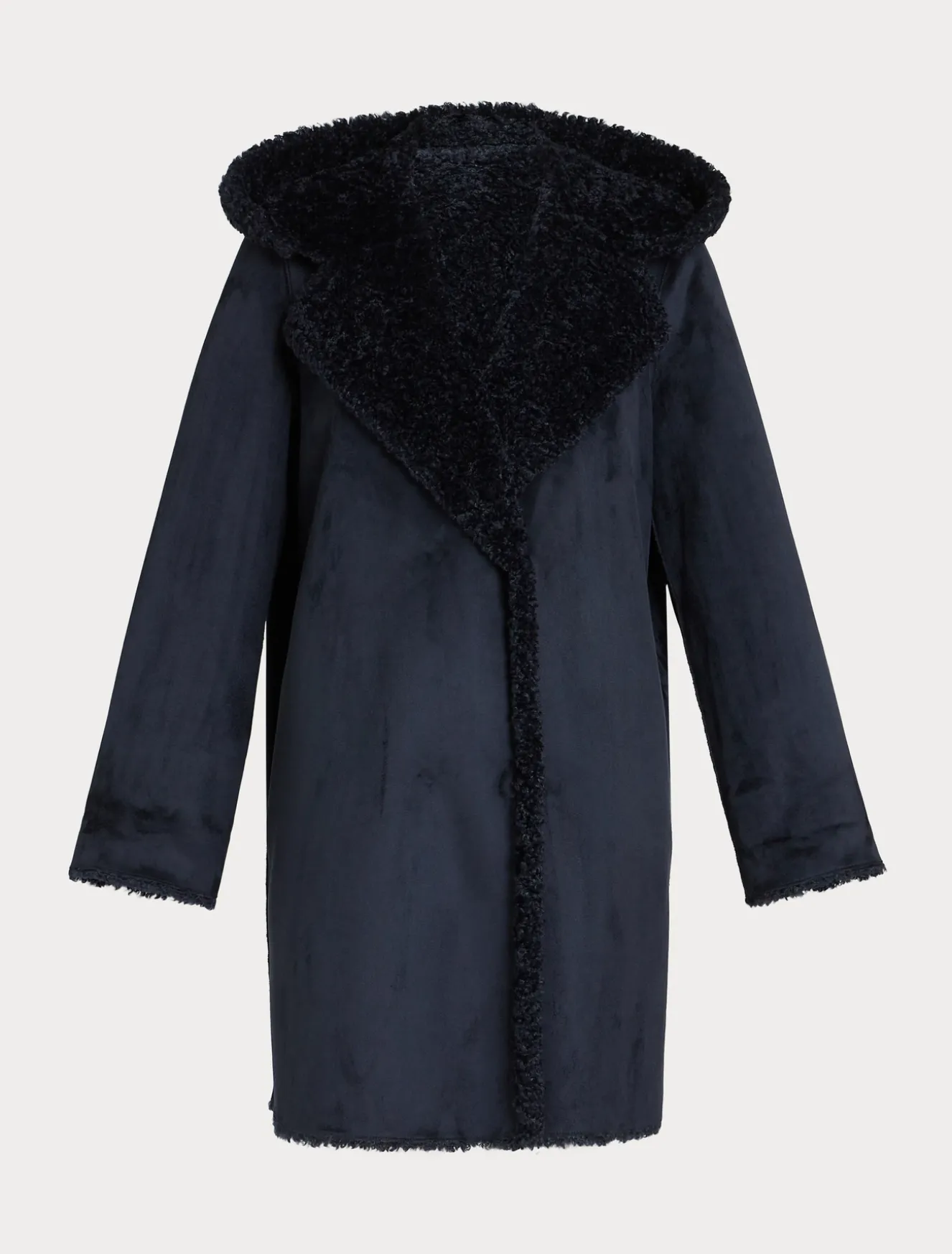 Giaccone reversibile effetto montone