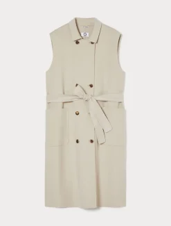 Gilet in double di lana e cachemire