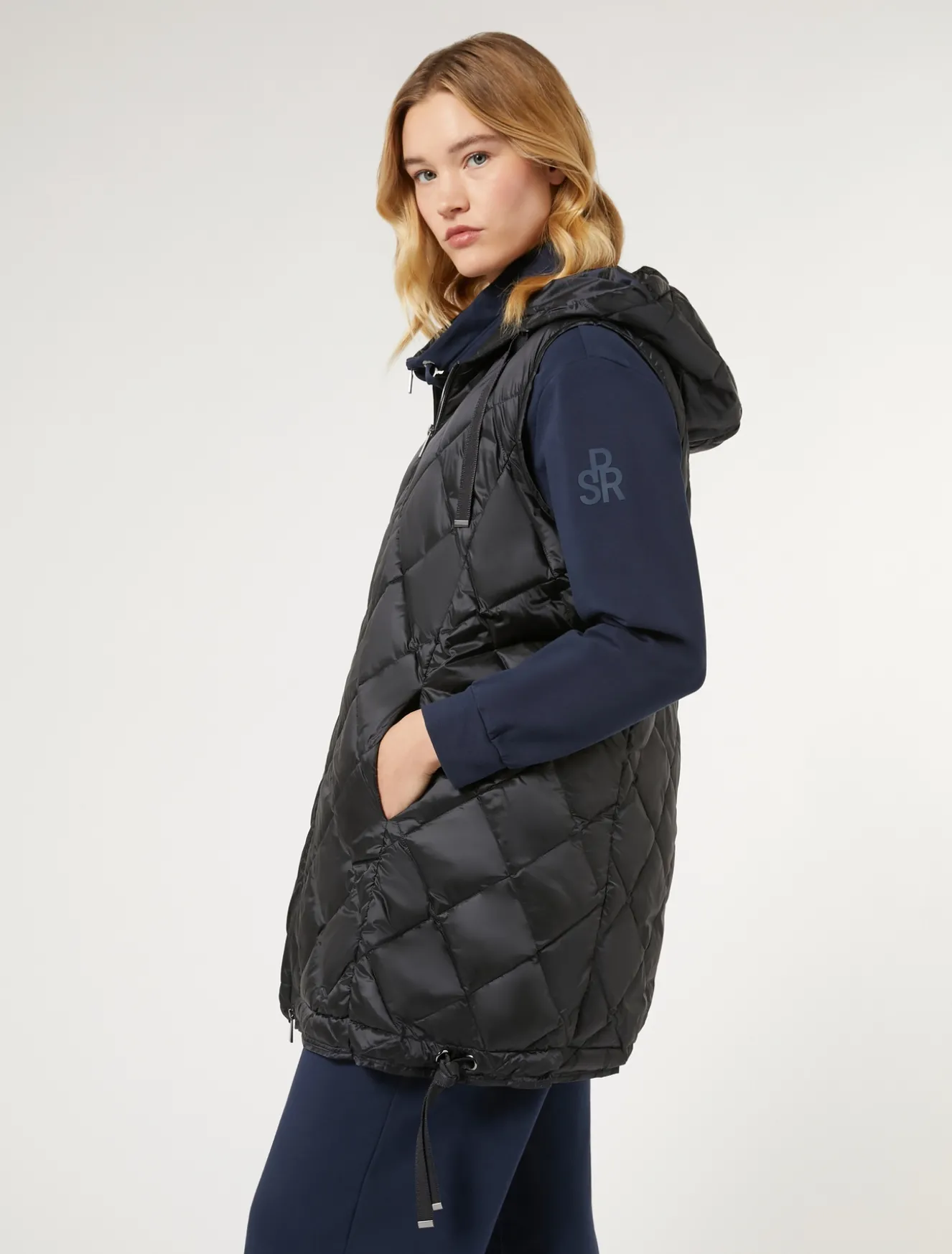 Gilet in tessuto tecnico