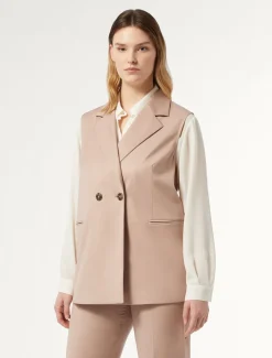 Gilet in twill