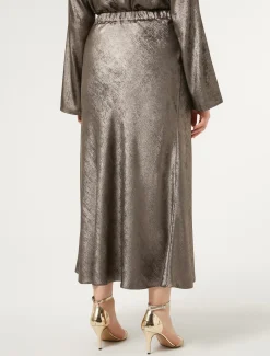 Gonna in chiffon laminato