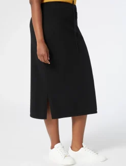 Gonna in cotone crêpe