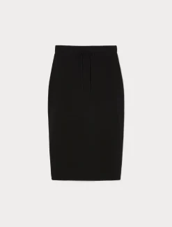 Gonna in cotone crêpe