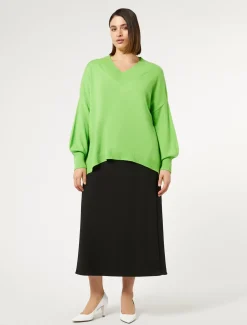 Gonna in crêpe satin