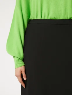 Gonna in crêpe satin