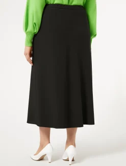 Gonna in crêpe satin