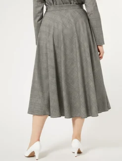 Gonna in foulé di lana