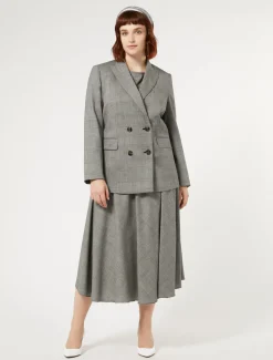 Gonna in foulé di lana