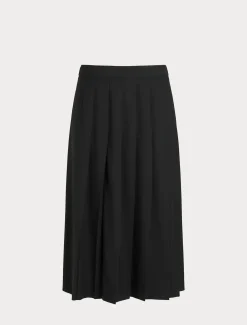 Gonna in gabardina di lana