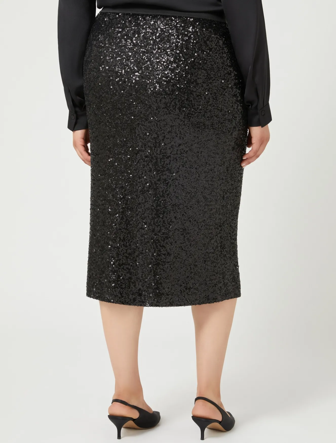 Gonna in jersey e paillettes