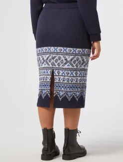 Gonna in jersey jacquard