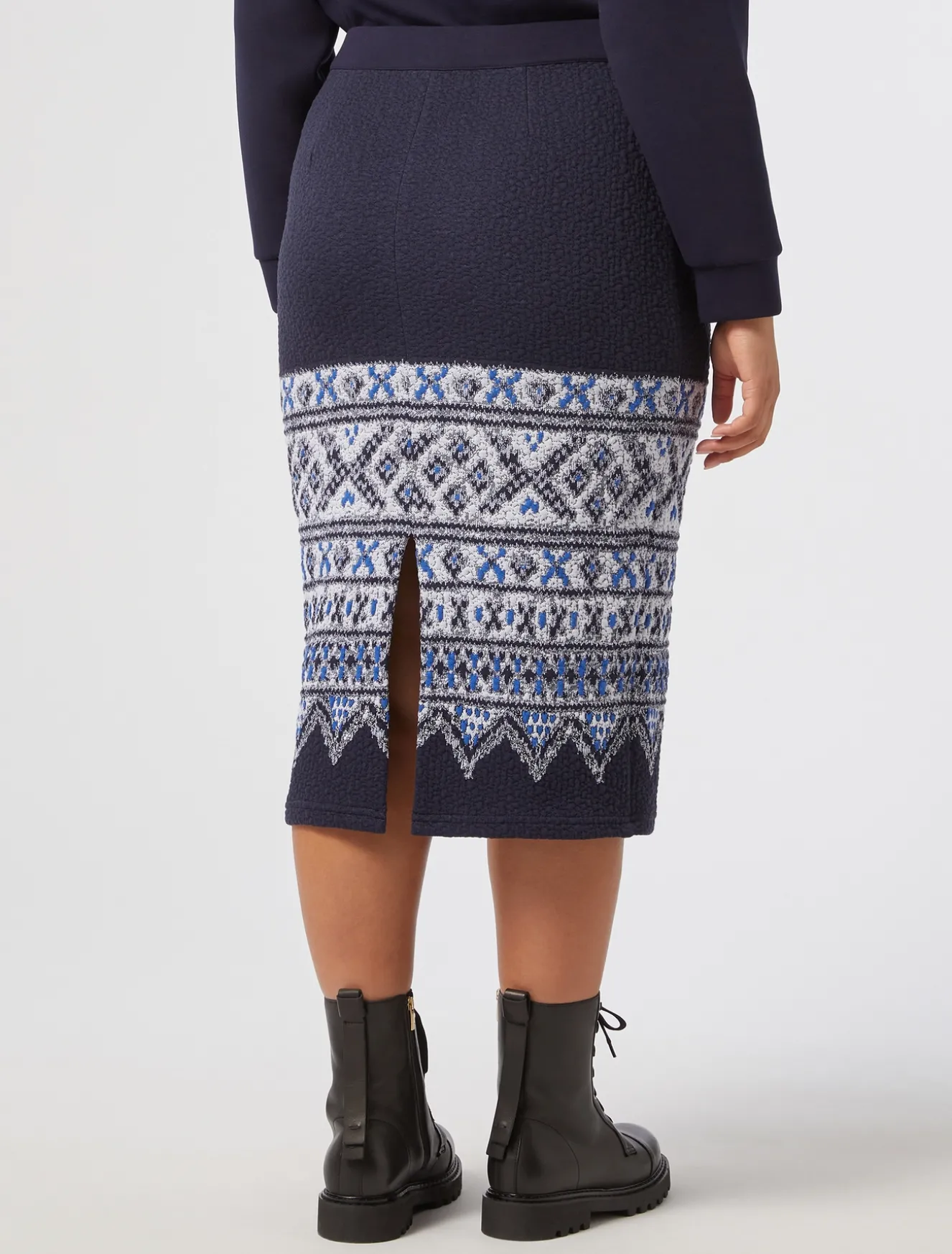 Gonna in jersey jacquard