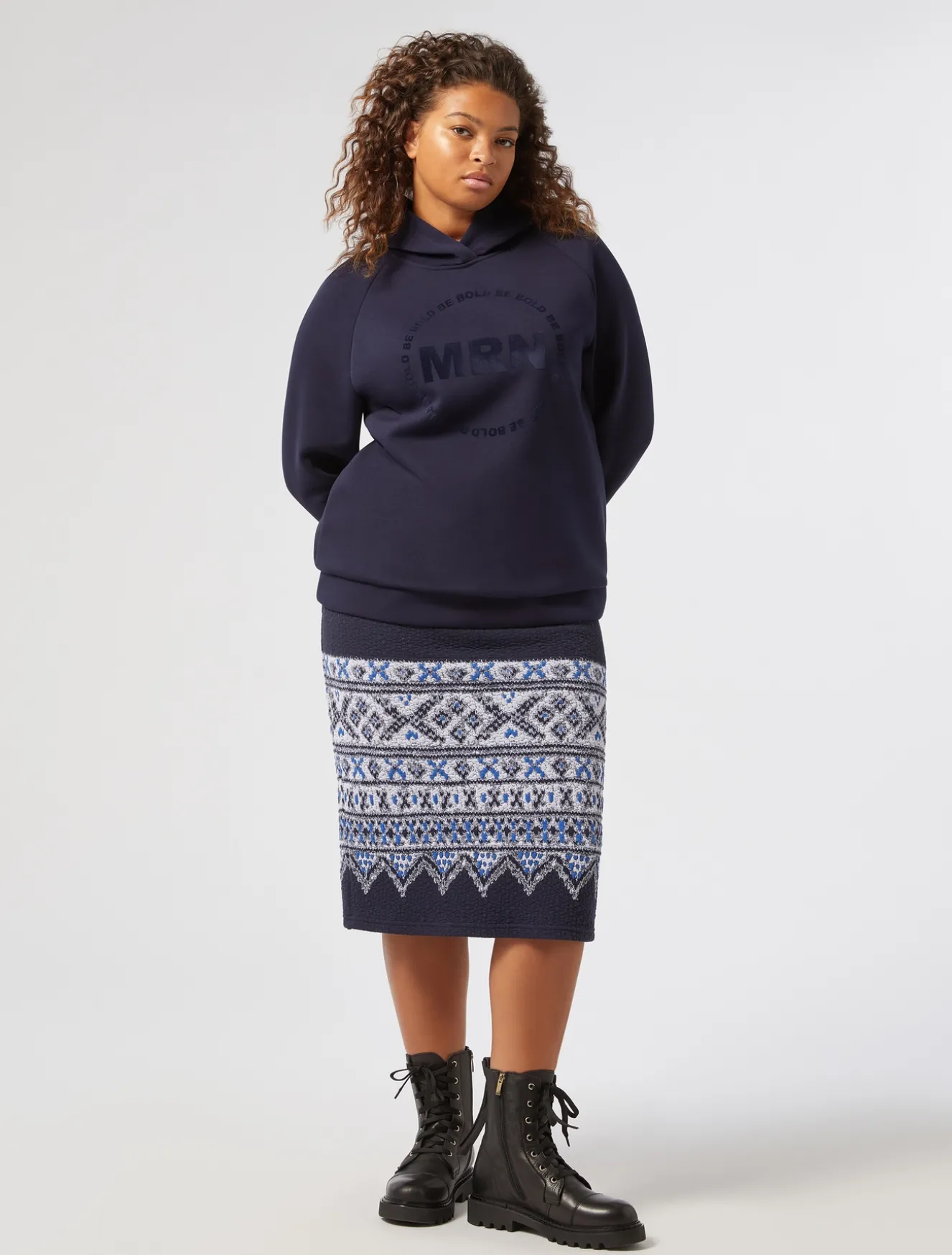 Gonna in jersey jacquard