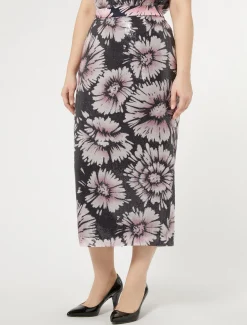 Gonna in paillettes e raso