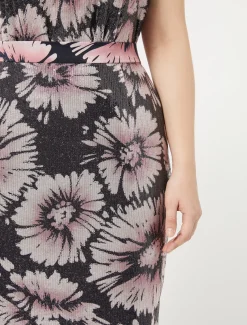 Gonna in paillettes e raso