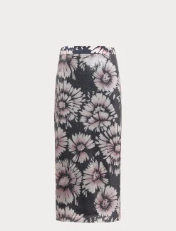 Gonna in paillettes e raso