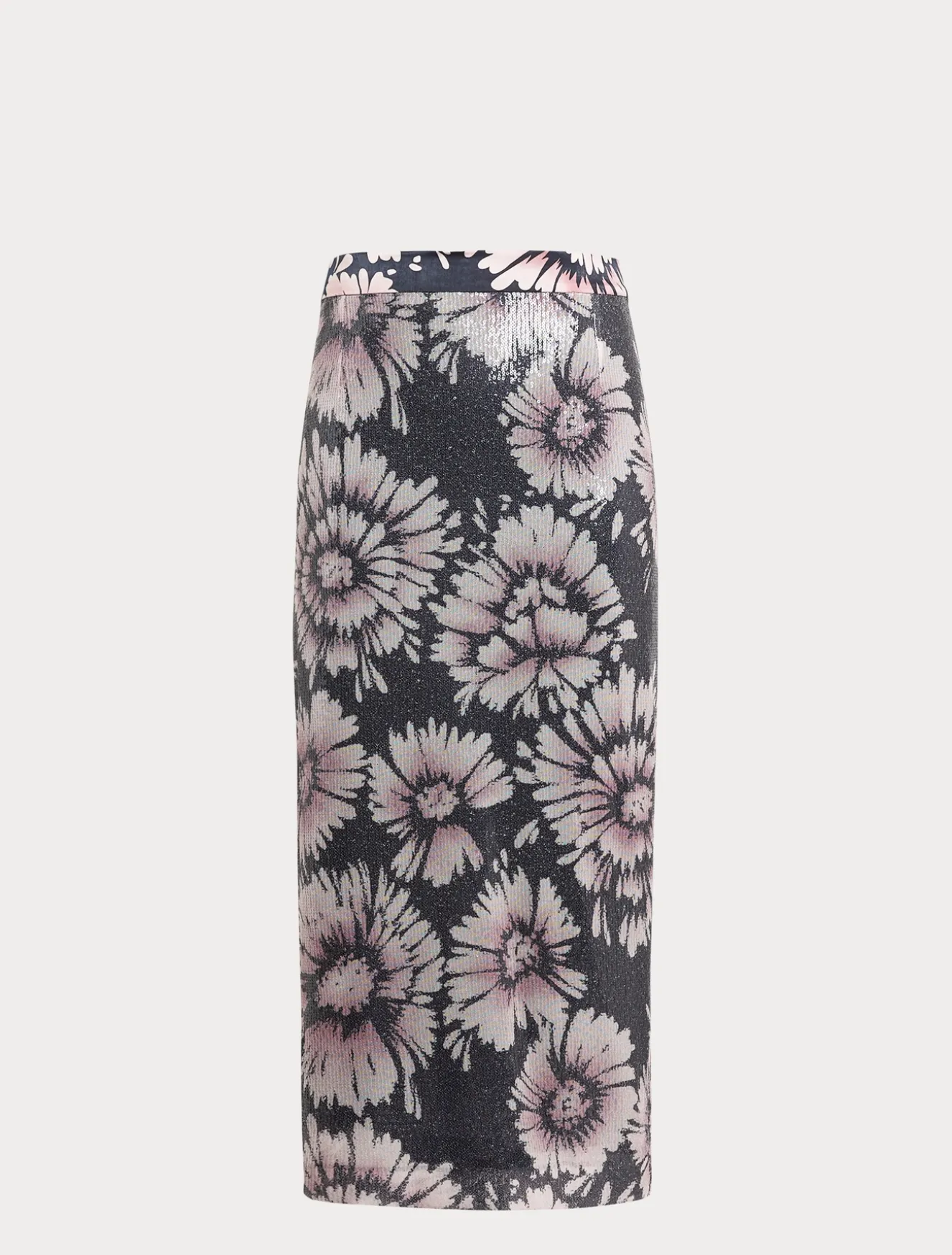 Gonna in paillettes e raso