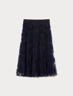 Gonna in pizzo ricamato