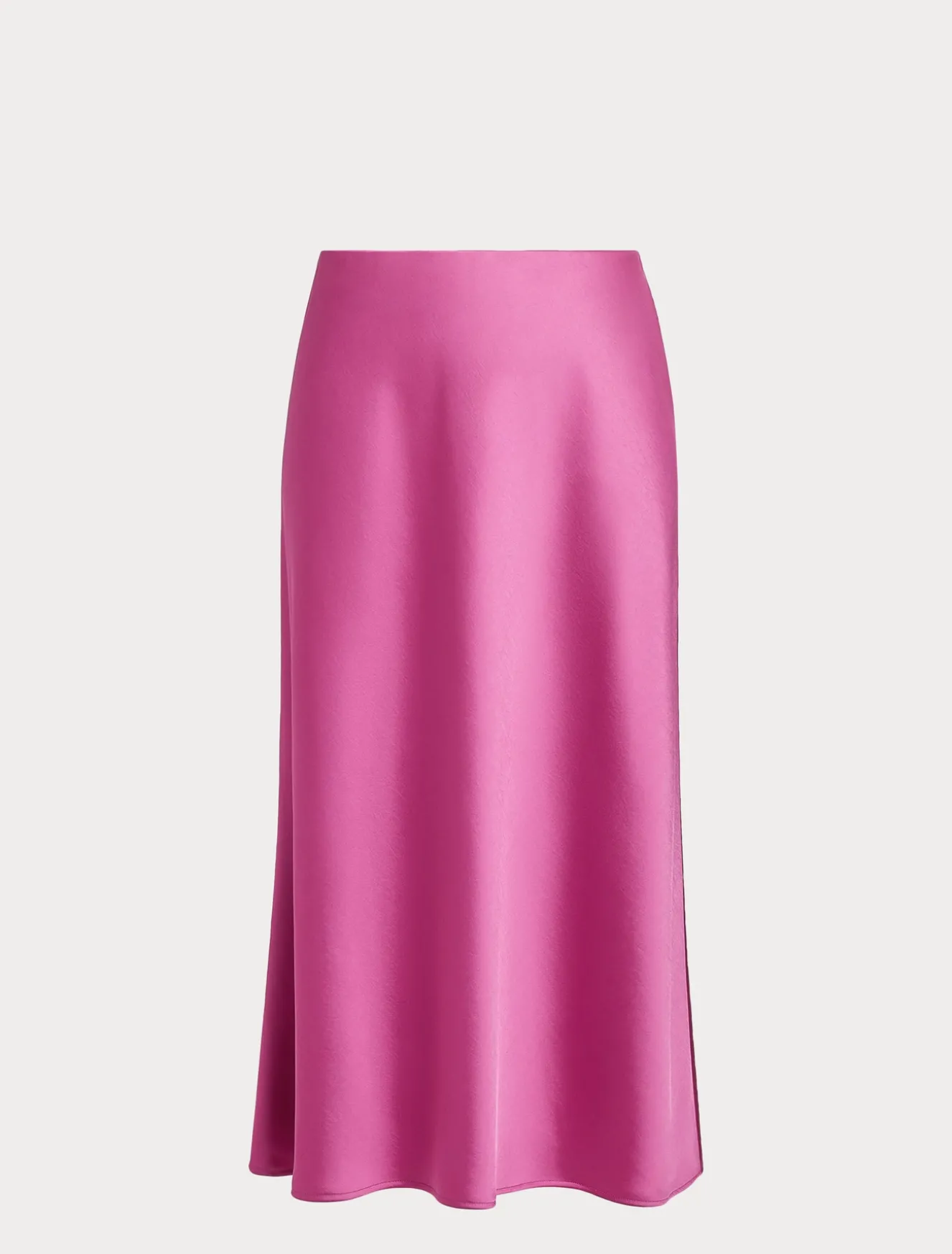 Gonna in raso fluido