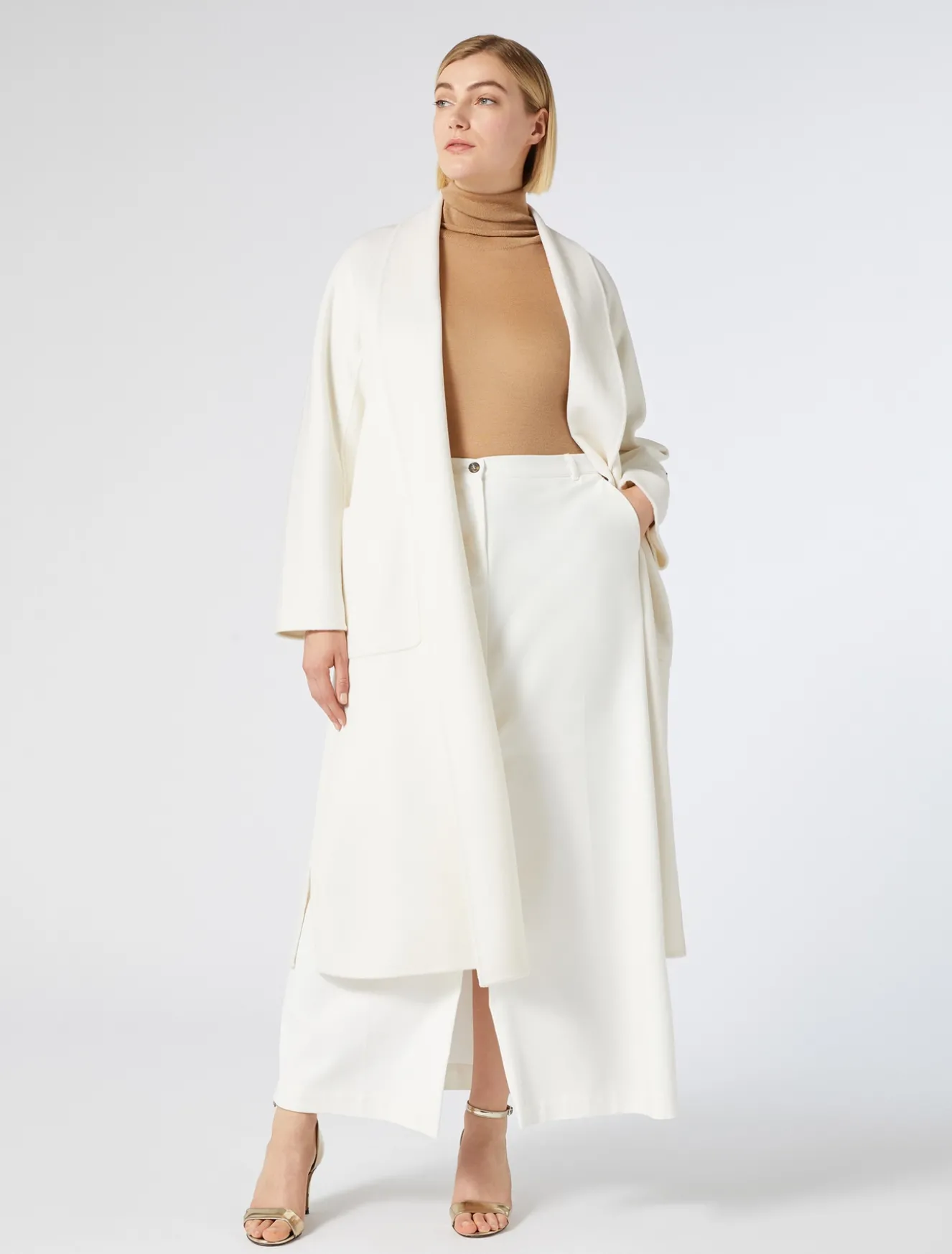 Gonna in tela di misto cotone