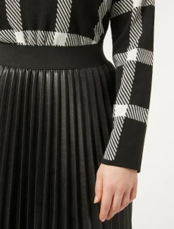 Gonna in tessuto plissé