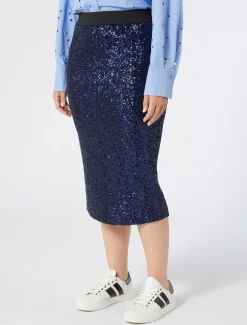 Gonna in tulle ricamato