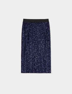 Gonna in tulle ricamato