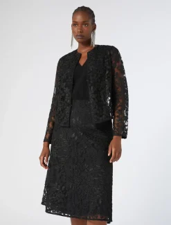 Gonna in tulle ricamato