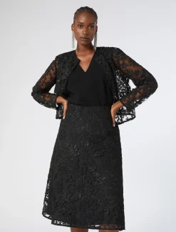 Gonna in tulle ricamato