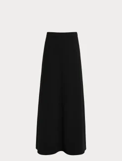 Gonna lunga in cady triacetato