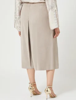 Gonna pantalone in velluto