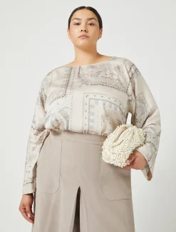 Gonna pantalone in velluto