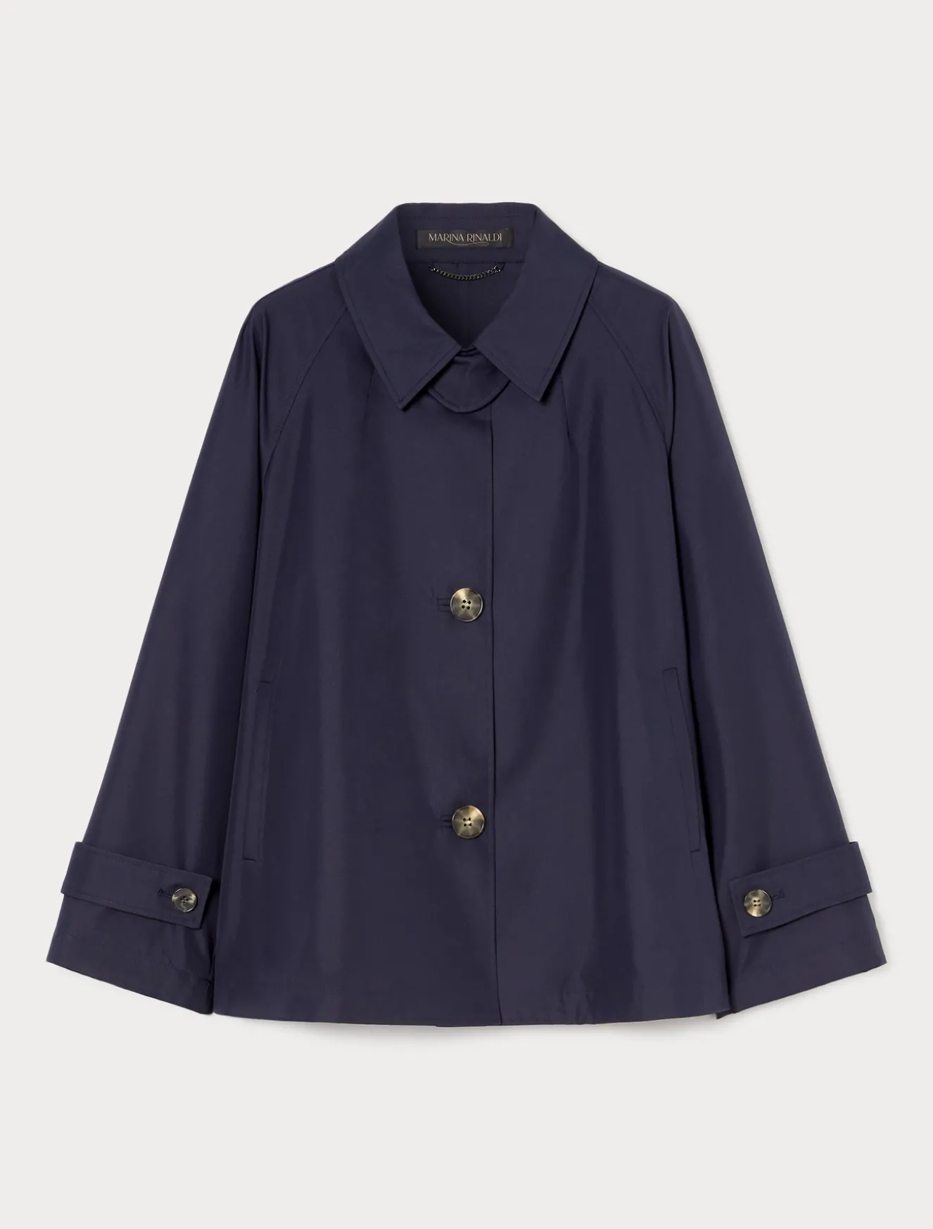 Impermeabile in twill di misto cotone