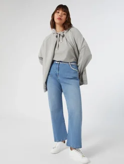 Jeans flare in denim