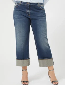 Jeans in denim di cotone
