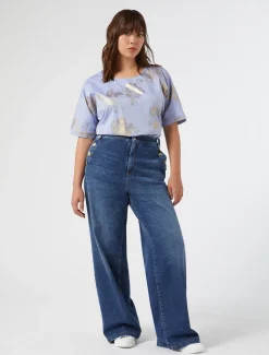 Jeans in denim di cotone