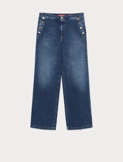 Jeans in denim di cotone