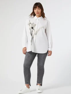 Jeans in denim di cotone