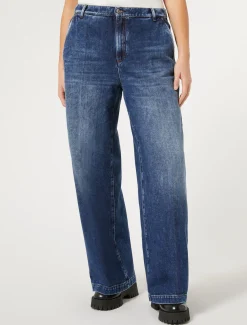 Jeans in denim di misto cotone