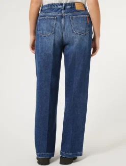 Jeans in denim di misto cotone