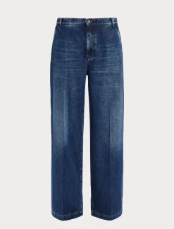 Jeans in denim di misto cotone