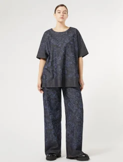 Jeans in denim laserato