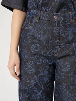 Jeans in denim laserato