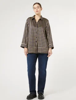 Jeans regular in denim indaco