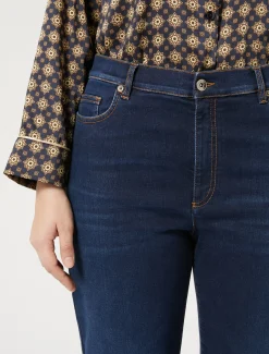 Jeans regular in denim indaco