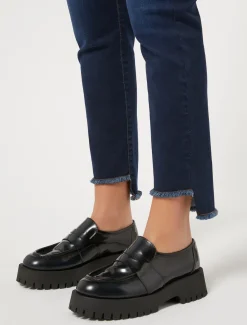 Jeans slim fit in denim indaco