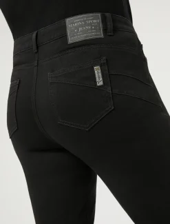 Jeans Wonder fit in denim compatto