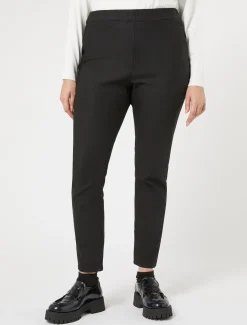 Leggings in denim di cotone stretch